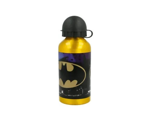Поильник-непроливайка Stor DC Batman Symbol, Aluminium Bottle 400 ml (Stor-85534)