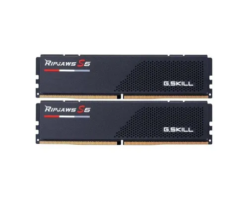 Модуль памяті для компютера DDR5 48GB (2x24GB) 6000 MHz Ripjaws S5 G.Skill (F5-6400J3239F48GX2-RS5K)