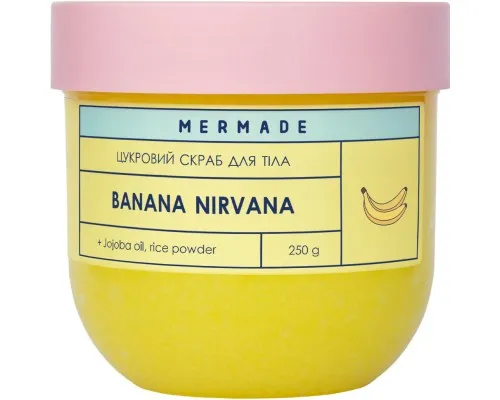 Скраб для тела Mermade Banana Nirvana Сахарный 250 г (4820241303731)