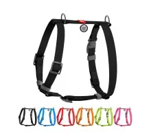 Шлея для собак WAUDOG Waterproof Н-подібна анатомічна L чорна (32631)