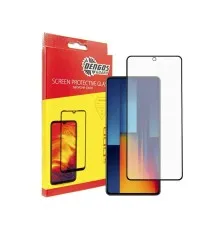 Скло захисне Dengos Full Glue POCO M6 Pro (black) (TGFG-360)