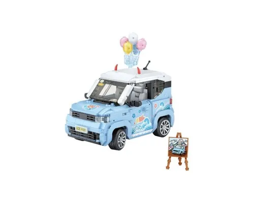Конструктор LOZ mini Автомобіль MINI блакитний (1131)