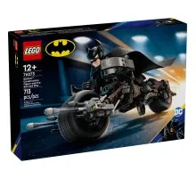 Конструктор LEGO Batman Фигурка Бэтмена для сборки и бэтцикл для сборки (76273)