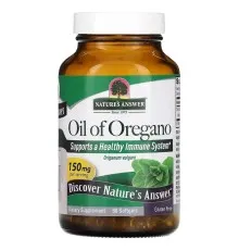 Трави Nature's Answer Олія орегано, 150 мг, Oil of Oregano, 90 гелевих капсул (NTA-16308)
