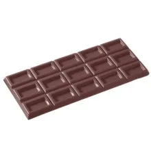 Форма для шоколаду Chocolate World Плитка 142 x 63 x 6мм 3 шт (2109 CW)