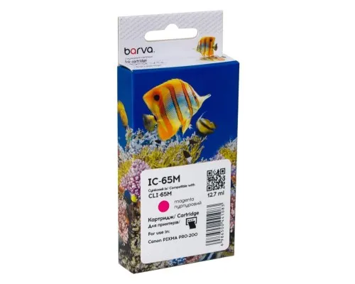 Картридж Barva Canon CLI-65M (4217C001) 320sh, magenta (IC-65M)