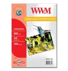 Фотопапір WWM A4 (G200.100)
