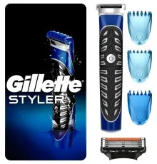 Бритва Gillette Fusion5 ProGlide Styler з 1 картриджем ProGlide Power + 3 насадки для моделювання бороди і вусів (7702018273386)