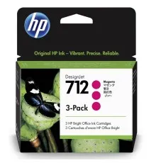 Картридж HP DJ No.712 DesignJet Т230/Т630 3-Pack 29-ml Magenta (3ED78A)