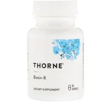Вітамін Thorne Research Біотин, 8 Мг, 60 капсул (THR-11802)