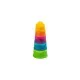 Розвиваюча іграшка Fat Brain Toys Пірамідка тактильна Чашки dimpl stack (F293ML)