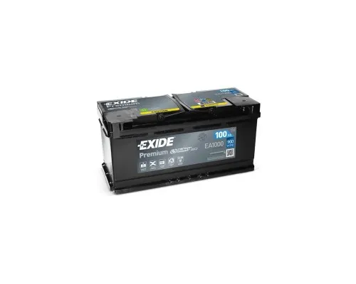 Акумулятор автомобільний EXIDE PREMIUM 100A (EA1000)
