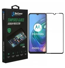 Стекло защитное BeCover Motorola Moto G20 Black (706453)