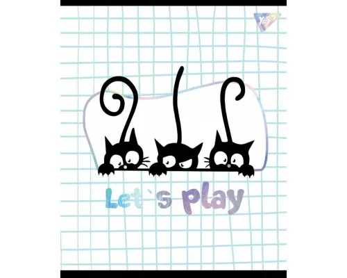 Зошит Yes А5 Playful Kitties 12 аркушів, клітинка (765142)