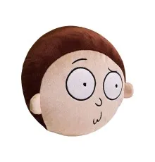 Мягкая игрушка WP Merchandise Rick and Morty Morty's face лицо Рика 36 см (FRMMORPIL22GN002)