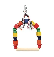 Игрушка для птиц Trixie Качеля с веревкой 20х29 см (4011905058290)