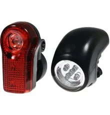 Комплект велофар Good Bike Twins 2 режима 5+3 LED (92306-IS)