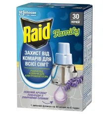 Жидкость для фумигатора Raid против комаров 30 ночей Лаванда (5000204203493)