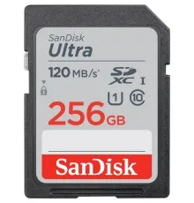 Карта памяти SanDisk 256GB SD class 10 UHS-I Ultra (SDSDUN4-256G-GN6IN)