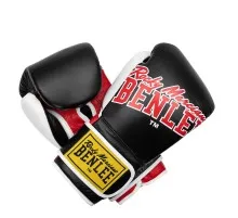 Боксерские перчатки Benlee Bang Loop Шкіра 12oz Чорно-червоні (199351 (Black Red) 12 oz.)