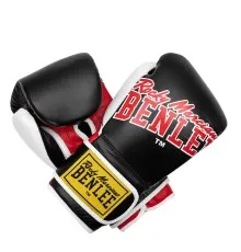 Боксерские перчатки Benlee Bang Loop Шкіра 12oz Чорно-червоні (199351 (Black Red) 12 oz.)