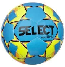 М'яч футбольний Select для пляжного футболу Beach Soccer DB v22 Уні 5 Жовто-блакитний (5703543291977)