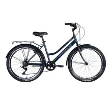 Велосипед Discovery Prestige Woman Vbr 26" 17" ST 2024 Синьо-зелений (OPS-DIS-26-610)