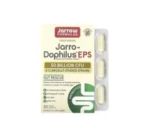 Пробіотики Jarrow Formulas Пробиотики, 50 млрд КОЕ, Jarro-Dophilus EPS, 30 вегетарианских ка (JRW-03071)