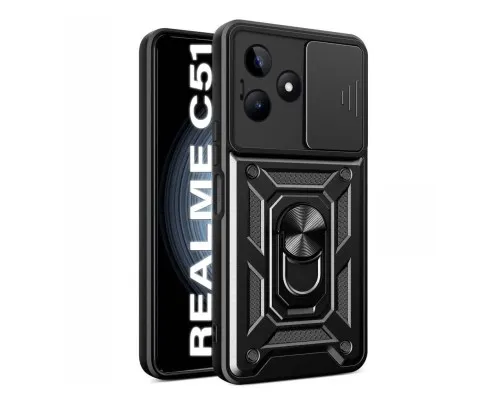 Чохол до мобільного телефона BeCover Military Realme C51 Black (710705)