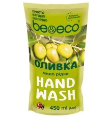 Жидкое мыло Be&Eco С антибактериальным эффектом Оливка дой-пак 450 мл (4820168435010)