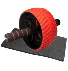 Ролик для преса Power System PS-4107 Full Grip AB Red + килимок Red/Black (4107RD-0)