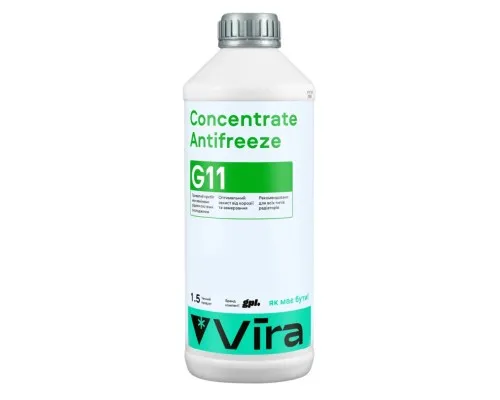 Антифриз VIRA Concentrate G11 зелена 1,5л (VI2002)