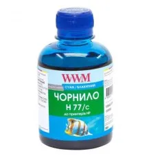 Чорнило WWM HP №177 85 Cyan 200ml (H77/C)