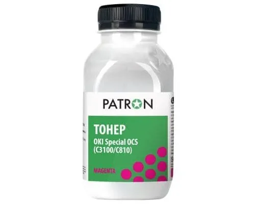 Тонер OKI C3100/C3200/C810 MAGENTA 50г OCS Patron (OCS-M-050)