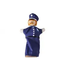 Игровой набор Goki Кукла-перчатка Полицейский (51646G)