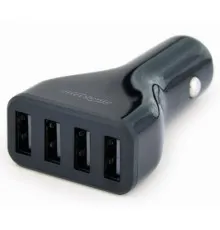 Зарядний пристрій EnerGenie USB 4.8A (EG-U4C4A-CAR-01)