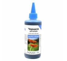 Чорнило Makkon для Epson L100/L200/L300/L800 250 мл cyan (IMN-EPS-L100-250C)
