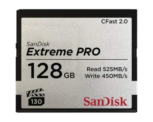 Карта памяті SanDisk 128GB Compact Flash eXtreme Pro (SDCFSP-128G-G46D)