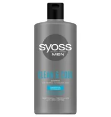 Шампунь Syoss Men Clean & Cool с Ментолом 440 мл (9000101277197)