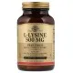 Аминокислота Solgar L-Лизин, L-Lysine, 500 mg, 100 вегетарианских капсул (SOL-01681)