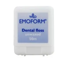 Зубная нить Dr. Wild Emoform не вощенная тонкая 50 м (7611841138505)