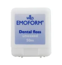 Зубна нитка Dr. Wild Emoform не вощена тонка 50 м (7611841138505)