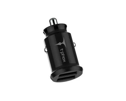 Зарядное устройство T-Phox Charger Set 2.4A Dual+Type-C cable 1.2m (Black) (T-S09 SET T B)
