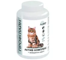 Вітаміни для котів ProVET АКТИВ КОМПЛЕКС + виведення шерсті 180 табл (4823082418732)
