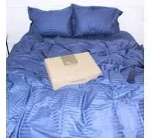 Підковдра MirSon Satin Stripe 30-0020 Smoky Blue 175х210 см (2200005255490)