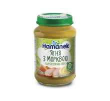 Детское пюре Hamanek Ягненок Морковь Картофельное пюре 190 г (8595139795467)