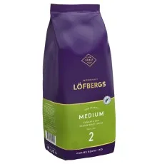 Кава Lofbergs Medium в зернах 1 кг (7310050012292)