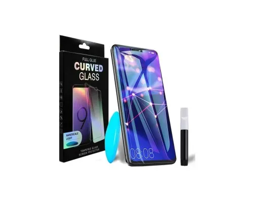 Скло захисне PowerPlant Huawei P20 liquid glue + UF-lamp (GL605798)