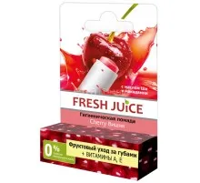 Гігієнічна помада Fresh Juice Вишня з олією ши 3.6 г (8588006038927)