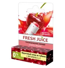 Бальзам для губ Fresh Juice Вишня с маслом ши 3.6 г (8588006038927)